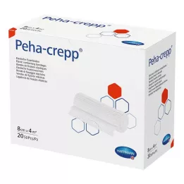 PEHA CREPP Fixatieverband 8 cmx4 m, 20 stuks