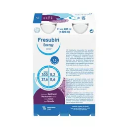 FRESUBIN ENERGY DRINK Bosvruchten drinkfles, 4X200 ml