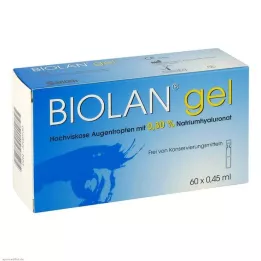 BIOLAN Gel oogdruppels, 60X0,45 ml