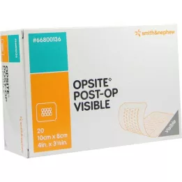 OPSITE Post-OP Zichtbaar verband 8x10 cm, 20 stuks