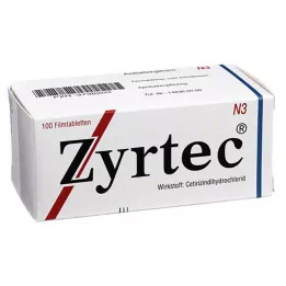ZYRTEC Filmomhulde tabletten, 100 stuks