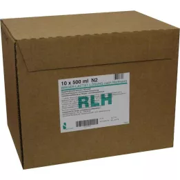 RINGER LACTAT Oplossing PE-Flessen, 10X500 ml