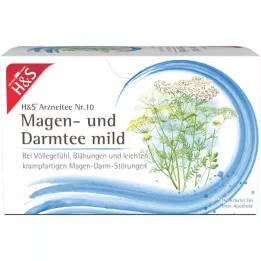 H&S maag- en darmthee milde filterzakjes, 20X2.0 g