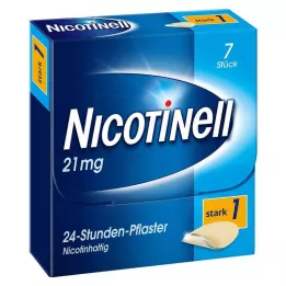 NICOTINELL 21 mg/24-uurspleister 52,5 mg, 7 stuks