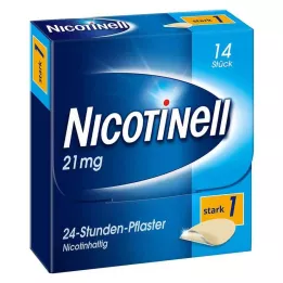 NICOTINELL 21 mg/24-uurspleister 52,5 mg, 14 stuks