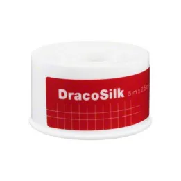 Dracosilk rolpleister 5m x 2,5 cm, 1 stuk