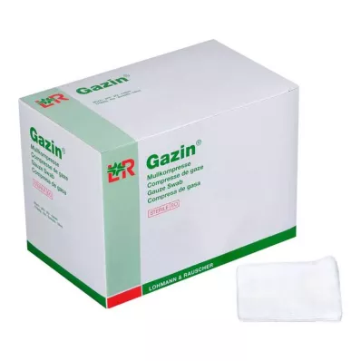 GAZIN Gaaskompres 10x10 cm steriel 8-laags, 30X10 st GAZIN Gaaskompres 10x10 cm steriel 8-laags, 30X10 st