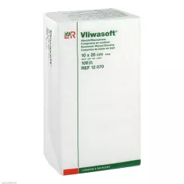 VLIWASOFT Nonwoven kompressen 10x20 cm niet-steriel 4l., 100 st