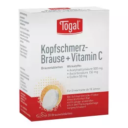 TOGAL Hoofdpijn bruistabletten + Vit.C bruistabletten, 20 stuks