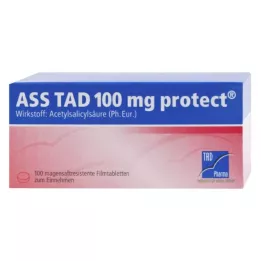 ASS TAD 100 mg protect maagsapresistente filmomhulde tabletten, 100 stuks