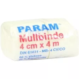 MULLBINDEN 4 cm M.Cellofaan, 1 st
