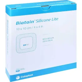 Biatain Silicone Lite schuimverband 10x10 cm, 10 st
