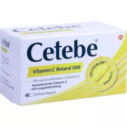 CETEBE Vitamine C Retard -capsules 500 mg, 60 st