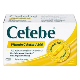 CETEBE Vitamine C capsules met vertraagde afgifte 500 mg, 60 stuks