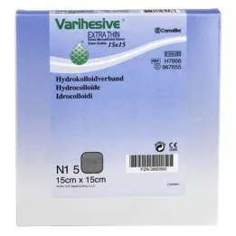 VARIHESIVE Extra dunne 15x15 cm HKV Hydroactive, 5 st