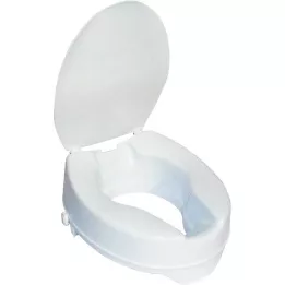 TOILETTENSITZERHÖHUNG 13 cm zonder deksel + bevestigingsclips, 1 st