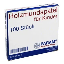 Houten mondspatels voor kinderen, 100 stuks