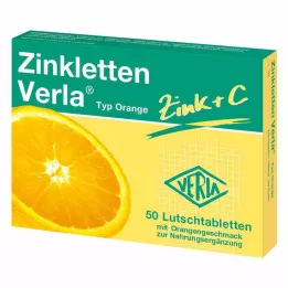 ZINKLETTEN Verla Orange zuigtabletten, 50 stuks