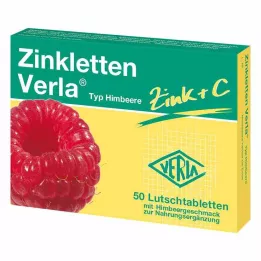 ZINKLETTEN Verla Frambozenpastilles, 50 stuks