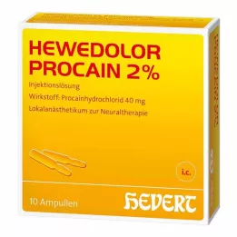 HEWEDOLOR Procaïne 2% ampullen, 10 stuks