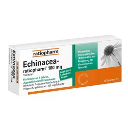 ECHINACEA-RATIOPHARM 100 mg tabletten, 20 stuks