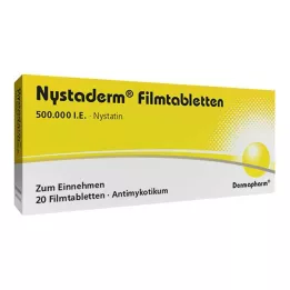 NYSTADERM Filmomhulde tabletten, 20 stuks
