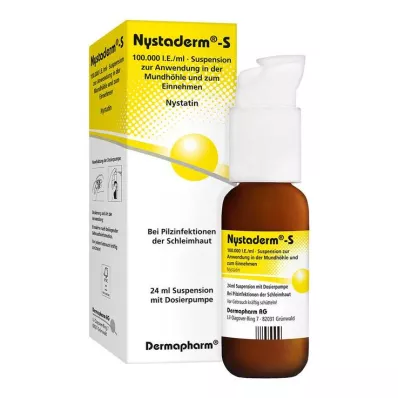 NYSTADERM S Suspensie doseerpomp, 24 ml