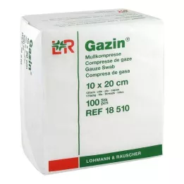 GAZIN Gaaskompres 10x20 cm niet-steriel 12-voudig operatie, 100 stuks