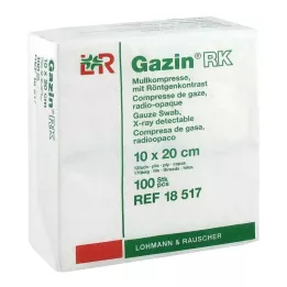 GAZIN Gaaskompres 10x20 cm niet-steriel 12-voudig RK, 100 st