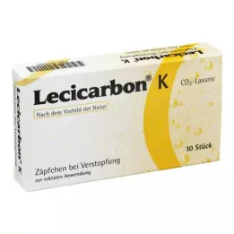 LECICARBON K CO2 Laxans kinderzetpillen, 10 stuks