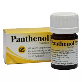 PANTHENOL 100 mg Jenapharm tabletten, 20 stuks