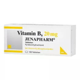 VITAMIN B6 20 mg Jenapharm tabletten, 100 stuks