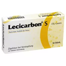 LECICARBON S CO2 Laxans zetpillen, 10 stuks
