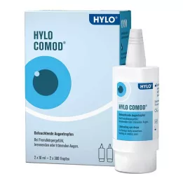 HYLO-COMOD Oogdruppels, 2X10 ml