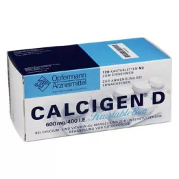 CALCIGEN D 600 mg/400 I.E. kauwtabletten, 120 stuks