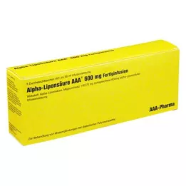 ALPHA LIPONSÄURE AAA 600 mg injectieflacons, 5X50 ml