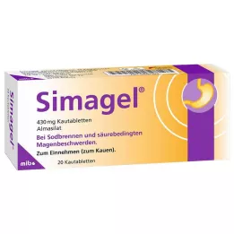 SIMAGEL Kauwtabletten, 20 stuks