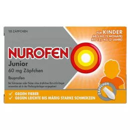 NUROFEN Junior 60 mg zetpillen, 10 stuks