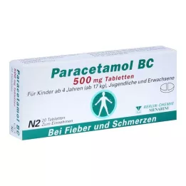 PARACETAMOL BC 500 mg tabletten, 20 stuks