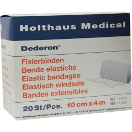 DEDERON Fixatieverbanden 10 cmx4 m, 20 stuks