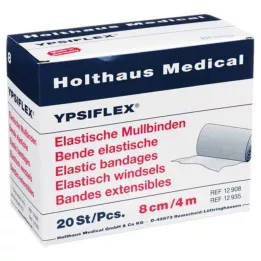 MULLBINDEN elastiek 8 cmx4 m, 20 st