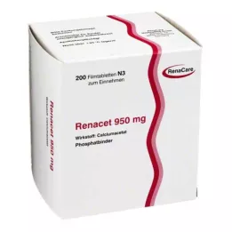 RENACET 950 mg film -gecoate tabletten, 200 st