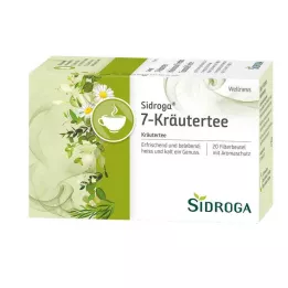 SIDROGA Wellness 7-kruidenthee filterzakjes, 20X2.0 g