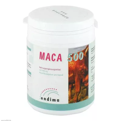 MACA 500 capsules, 200 stuks MACA 500 capsules, 200 stuks