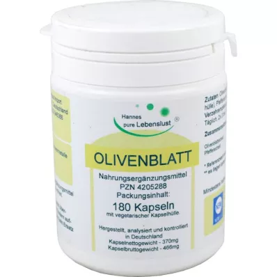 OLIVENBLATT-Extract Vegi-capsules, 180 stuks OLIVENBLATT-Extract Vegi-capsules, 180 stuks