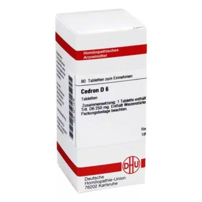 CEDRON D 6 tabletten, 80 stuks