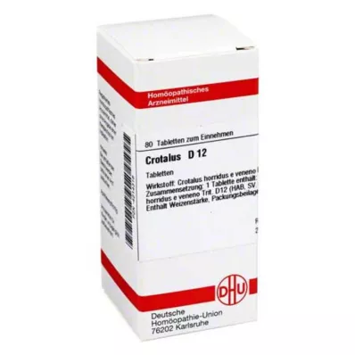 CROTALUS D 12 tabletten, 80 uur