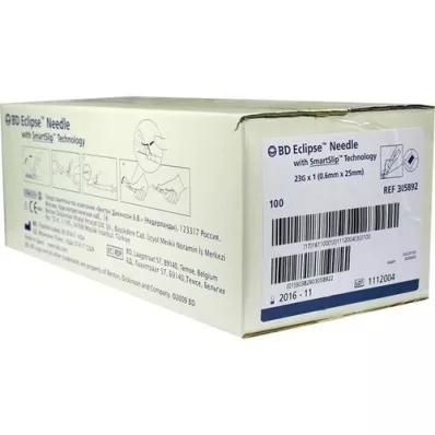 BD ECLIPSE Veiligheidsinjectiecanule 23 G 1, 100 st