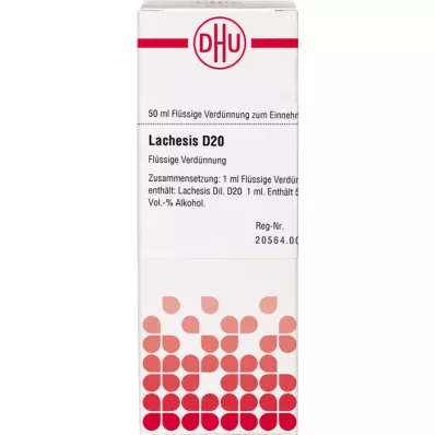 LACHESIS D 20 Verdunning, 50 ml