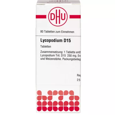 Lycopodium D15, 80 st